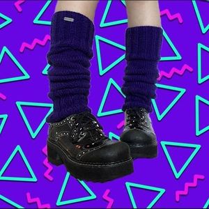 Purple Leg Warmers